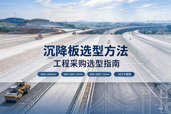 班玛沉降板选择方法