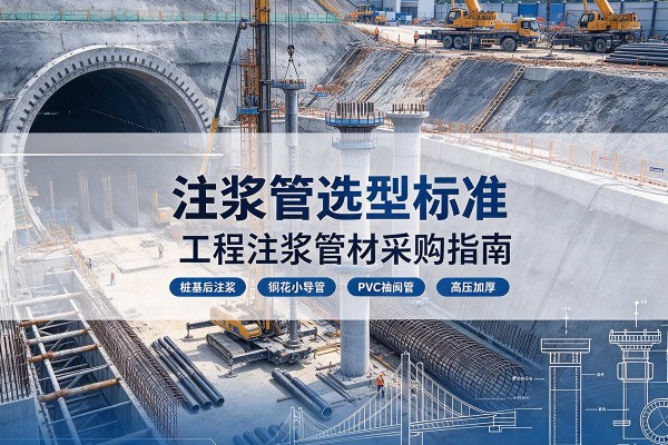 班玛注浆管选型标准