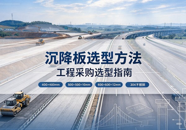 班玛沉降板选择方法